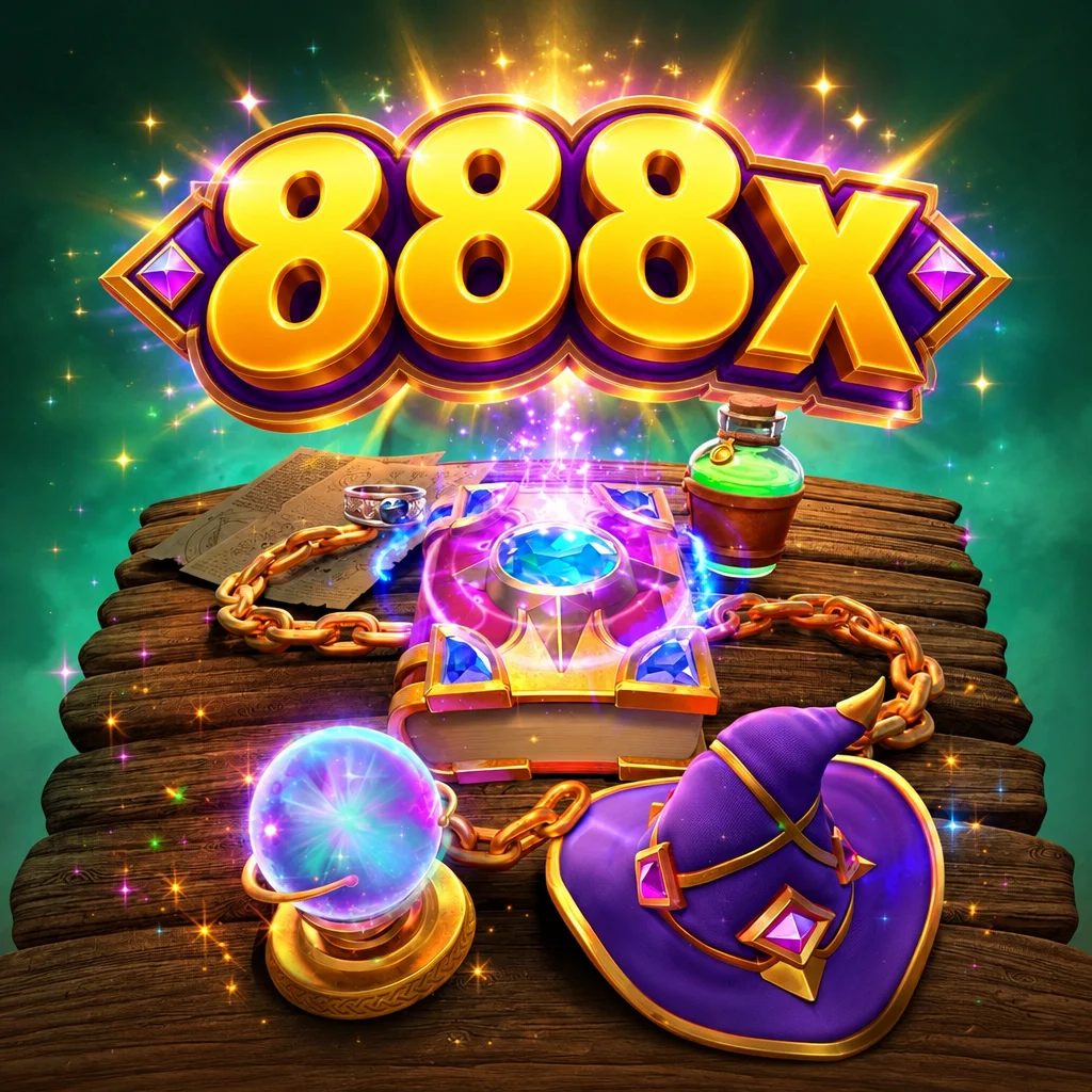 Karakter alkemis misterius memegang ramuan di laboratorium sihir pada Alchemy Gold dari 888x