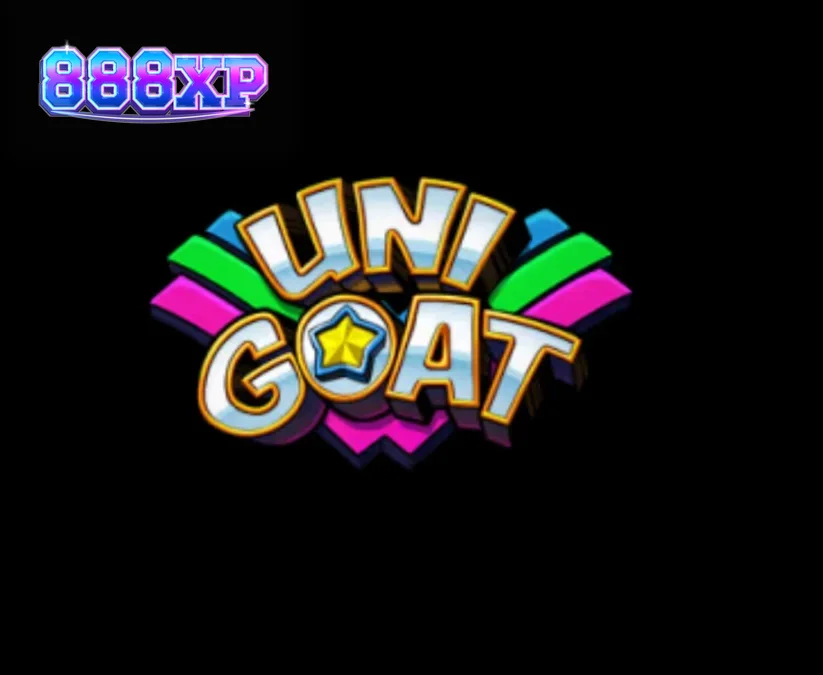 Interface do slot Unigoat com o personagem principal e elementos de fantasia
